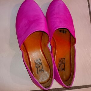 Miz Mooz Pink Leather Flats